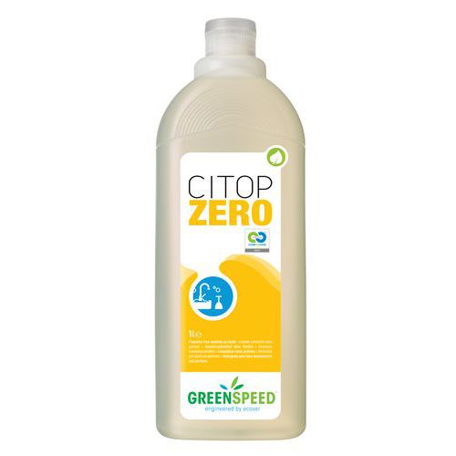 Ekologiczny środek do mycia naczyń Greenspeed, bez środków zapachowych - Ekologiczny środek do mycia naczyń Greenspeed, bez środków zapachowych, 1 l