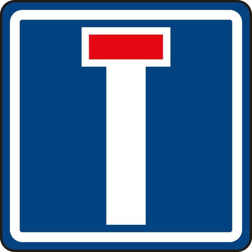 Znak drogowy Ślepa uliczka (IP10a) Znak drogowy Ślepa uliczka (IP10a)
