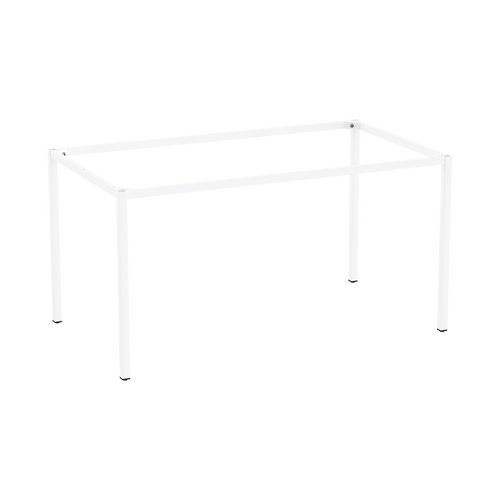 Rama i nogi do stołu jadalnianego Versys, 140 x 80 cm - Rama i nogi do stołu jadalnianego Versys, 1400 x 800 mm, biały RAL9003