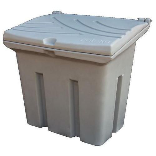 Pojemniki na sól drogową, piasek, sorbenty, 160l - Pojemnik na sól, piasek, 160l, szary