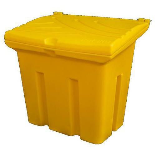 Pojemniki na sól drogową, piasek, sorbenty, 160l - Pojemnik na sól, piasek, 160l, żółty