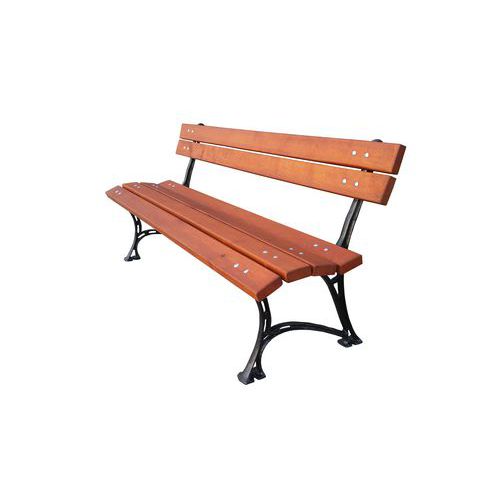 Ławki angielskie z oparciem - Ławka angielska z oparciem, 150 cm