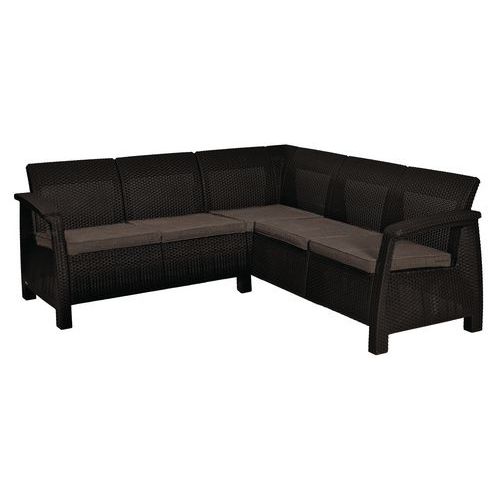 Sofy ogrodowe Korfu Relax - Sofa ogrodowa Corfu Relax, brązowa