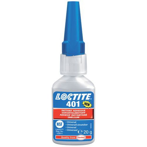 Kleje błyskawiczne Loctite Prism 401 - Klej błyskawiczny Loctite Prism 401, 20 g