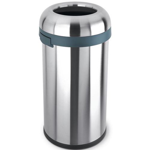 Kosz na śmieci Simplehuman Bullet-Top - Kosz na śmieci open-top stal nierdzewna 60 l 76 x O 40