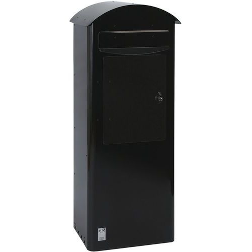 Skrzynka na listy Khartoum - Skrzynka na listy Khartoum szer. 35 / wys. 100 cm czarny metal