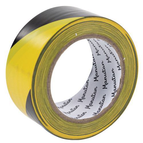 Taśmy znakujące Manutan Expert, szerokość 50 mm - Taśma znakująca Manutan Expert, szerokość 50 mm, czarna/żółta