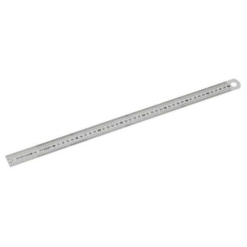 Linijki krótkie półsztywne ze stali nierdzewnej - dwustronne - Linijka krótka półsztywna ze stali nierdzewnej - dwustronna, 30 cm