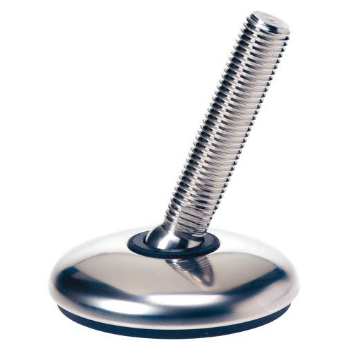 Regulowane nóżki Robo ze stali nierdzewnej o średnicy 102 mm - Stopka regulowana Robo ze stali nierdzewnej o średnicy 102 mm, 125 mm
