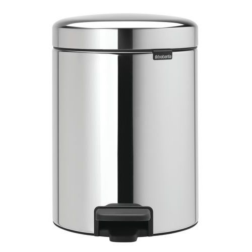Kosz na śmieci z pedałem NewIcon 5 l – Brabantia - Kosz na śmieci z pedałem NewIcon 5 l stal nierdzewna – Brabantia
