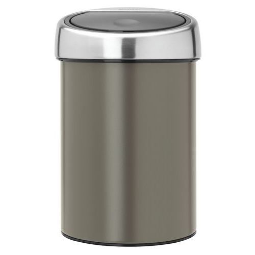 Kosz na śmieci ścienny Touch Bin – Brabantia - Kosz na śmieci ścienny Touch Bin platynowy – Brabantia