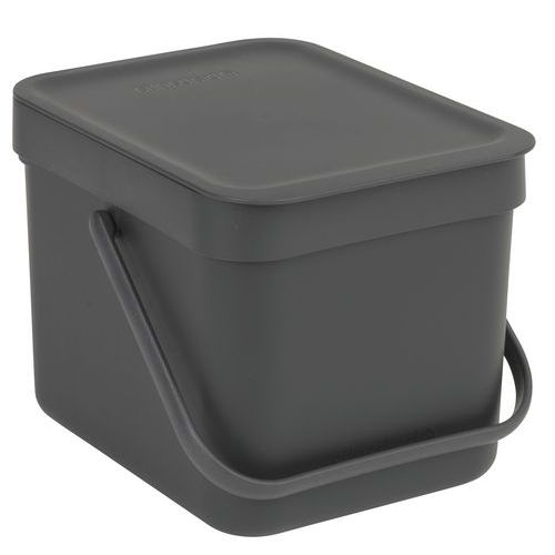 Kosz na śmieci Sort&Go 6 l – Brabantia - Kosz na śmieci Sort&Go 6 l szary – Brabantia