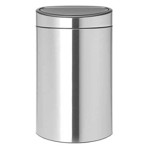 Kosz na śmieci Touch Bin New do sortowania 23/10 l – Brabantia - Kosz na śmieci Touch Bin New do segregacji 23/10 l matowa stal nierdzewna – Brabantia