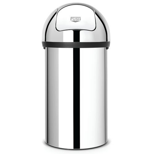 Kosz na śmieci Push Bin – Brabantia - Kosz na śmieci Push Bin stal nierdzewna – Brabantia