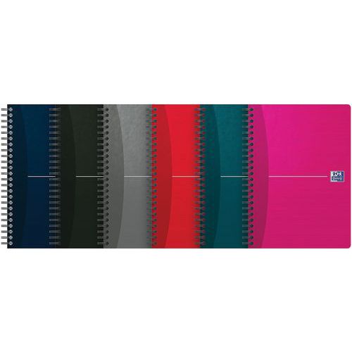 Notatniki Oxford Essential - Notatnik Oxford Essential, A5, 180 stron, małe kwadraty, 5 szt
