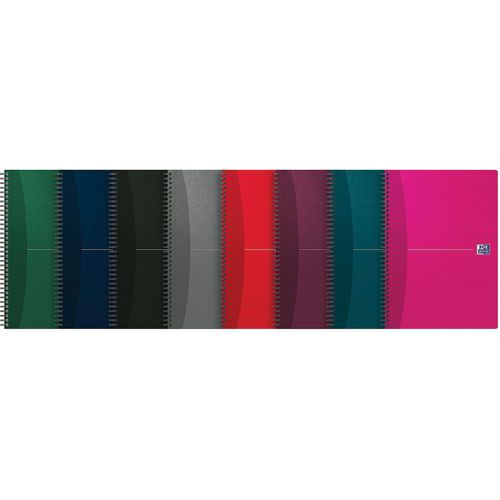 Notatniki Oxford Essential - Notatnik Oxford Essential, A4, 180 stron, duże kwadraty, 5 szt