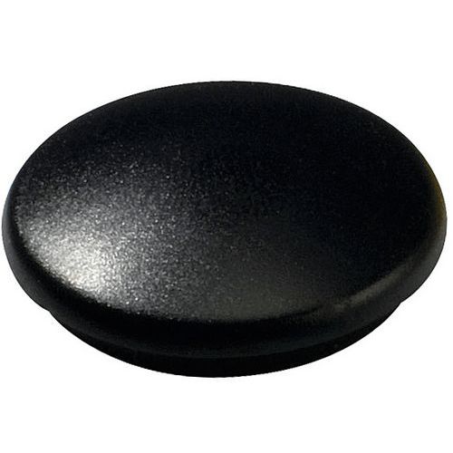 Kolorowe okrągłe magnesy - Kolorowe okrągłe magnesy o średnicy 12 mm w kolorze czarnym