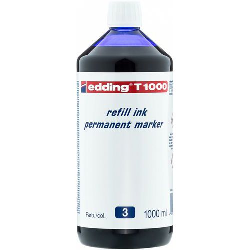 Tusz do uzupełniania markerów permanentnych e-t1000 EDDING - Tusz do uzupełniania markerów permanentnych e-t1000 EDDING, niebieski