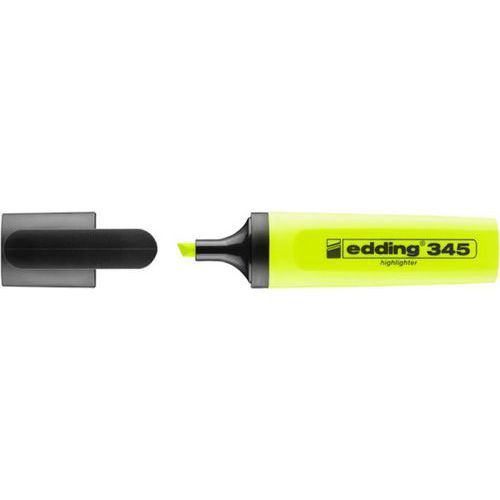 Zakreślacz e-345 EDDING, 2-5mm - Zakreślacz e-345 EDDING, 2-5mm, żółty