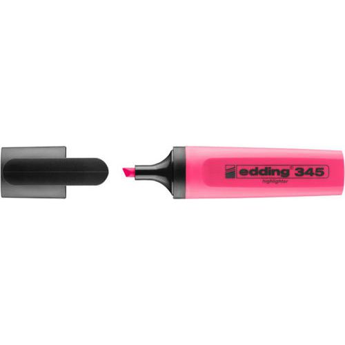 Zakreślacz e-345 EDDING, 2-5mm - Zakreślacz e-345 EDDING, 2-5mm, różowy
