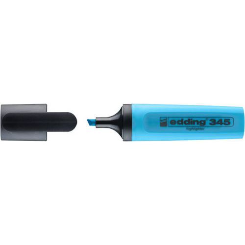 Zakreślacz e-345 EDDING, 2-5mm - Zakreślacz e-345 EDDING, 2-5mm, niebieski