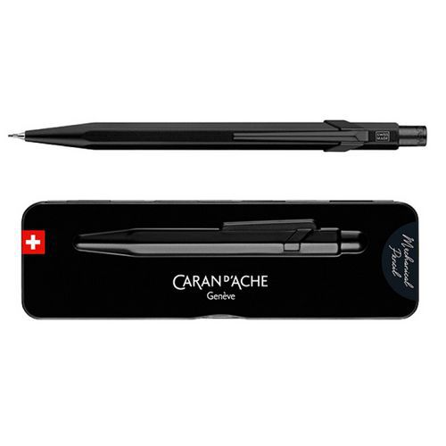Ołówek automatyczny CARAN D'ACHE 844, w pudełku - Ołówek automatyczny CARAN D'ACHE 844 Black Code, w pudełku, czarny