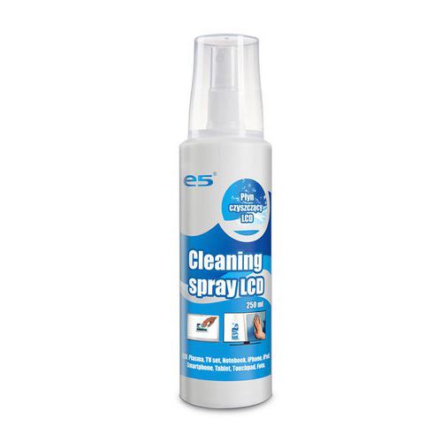 Płyn do czyszczenia ekranów E5 - Płyn do czyszczenia ekranów E5, 250 ml