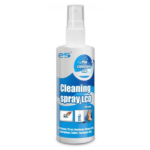 Płyn do czyszczenia ekranów E5 - Płyn do czyszczenia ekranów E5, 100 ml