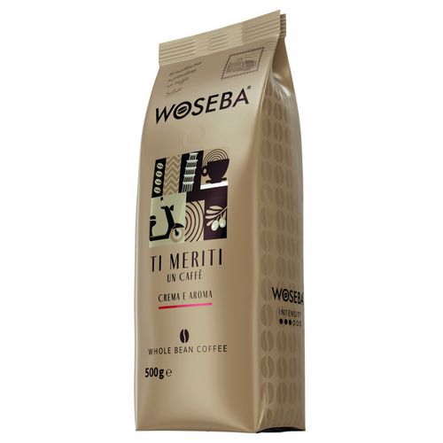 Kawa WOSEBA TI MERITI, CREMA E AROMA, ziarnista - Kawa WOSEBA TI MERITI, CREMA E AROMA, ziarnista, 500g