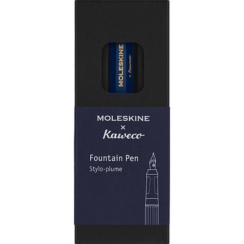 KAWECO X MOLESKINE pióro wieczne, M - KAWECO X MOLESKINE pióro wieczne, M, niebieskie