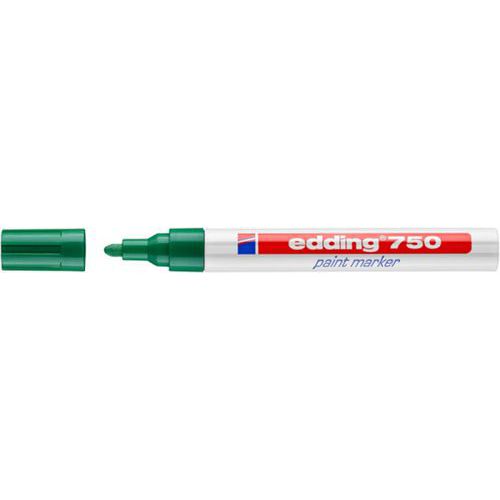 Marker olejowy e-750 EDDING, 2-4mm - Marker olejowy e-750 EDDING, 2-4mm, zielony