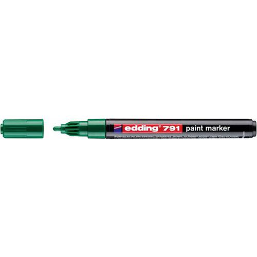 Marker olejowy e-791 EDDING, 1-2mm - Marker olejowy e-791 EDDING, 1-2mm, zielony