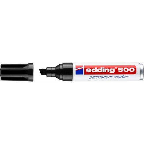 Marker permanentny e-500 EDDING, 2-7mm - Marker permanentny e-500 EDDING, 2-7mm, czarny