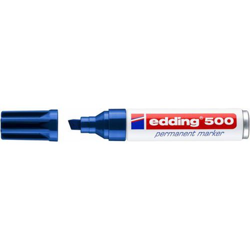 Marker permanentny e-500 EDDING, 2-7mm - Marker permanentny e-500 EDDING, 2-7mm, niebieski