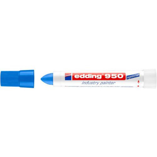 Marker przemysłowy w paście e-950 EDDING, 10mm - Marker przemysłowy w paście e-950 EDDING, 10mm, niebieski