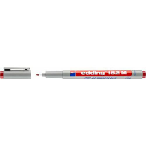 Marker zmywalny e-152 M EDDING, 1mm, czerwony