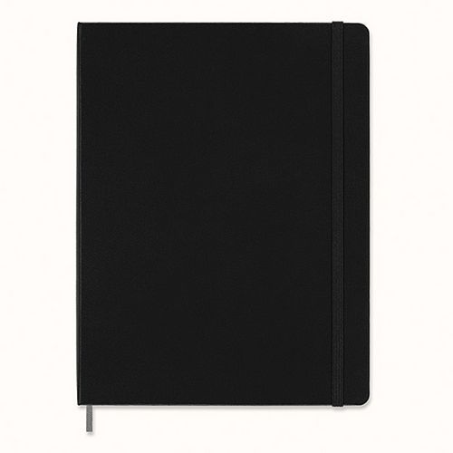 Notatnik MOLESKINE XL (19x25cm), Smart, w linie, twarda oprawa, czarny
