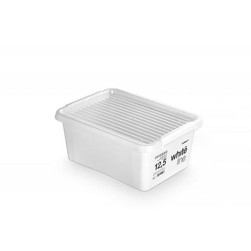 Pojemnik do przechowywania MOXOM, White Line Box, 12,5l, biały Pojemnik do przechowywania MOXOM, White Line Box, 12,5l, biały