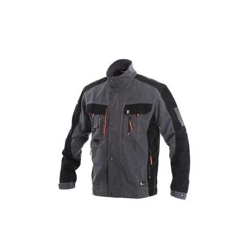 Bluza CXS SIRIUS LUCIUS, męska, kolor szaro-pomaranczówy - Bluza CXS SIRIUS LUCIUS, męska, kolor szaro-pomaranczówy, roz. 52