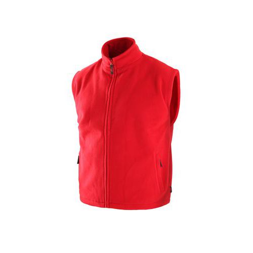 Kamizelka UTAH, męska, polar, kolor czerwony - Kamizelka UTAH, męska, polar, kolor czerwony, roz. 2XL