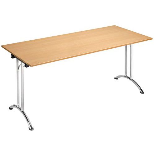 Składane stoły do jadalni ChromeLine2 - Składany stół do jadalni ChromeLine2, 160 x 80 cm