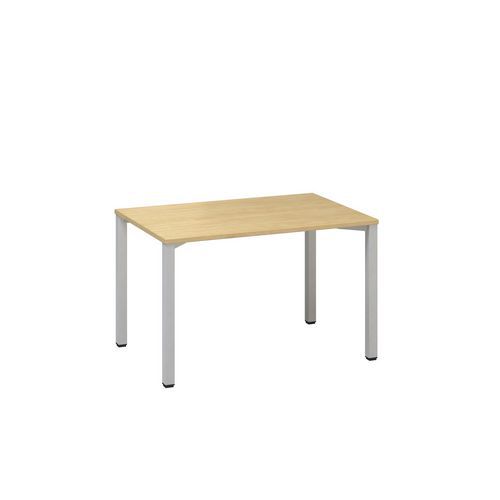 Proste stoły biurowe Alfa 200, 120 x 80 x 74,2 cm, wersja prosta - Stół biurowy Alfa 200, 120 x 80 x 74,2 cm, wersja prosta, kolor: dzika grusza, RAL9