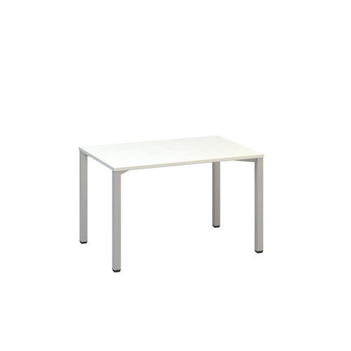 Proste stoły biurowe Alfa 200, 120 x 80 x 74,2 cm, wersja prosta - Stół biurowy Alfa 200, 120 x 80 x 74,2 cm, wersja prosta, kolor biały, RAL9022