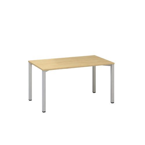 Proste stoły biurowe Alfa 200, 140 x 80 x 74,2 cm, wersja prosta - Stół biurowy Alfa 200, 140 x 80 x 74,2 cm, wersja prosta, kolor: dzika grusza, RAL9