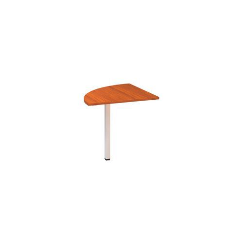 Dostawki do stołu Alfa 200, 80 x 80 x 74,2 cm, 1/4 okręgu - Dostawka do stołu Alfa 200, 80 x 80 x 74,2 cm, 1/4 okręgu, kolor czereśnia, RAL9010