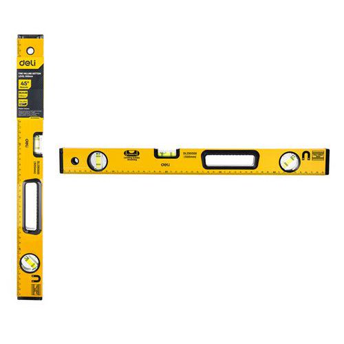 Poziomnica magnetyczna Deli, 30–100 cm - Poziomnica magnetyczna Deli EDL290500, 50 cm