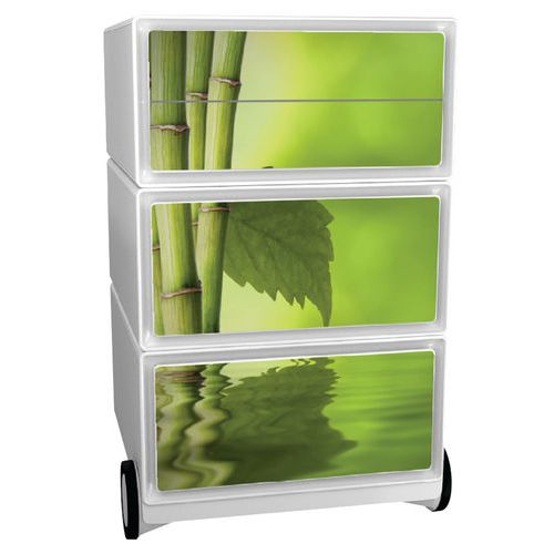 Kontenery mobilne Manutan Expert Easy Office, 4 szuflady, 64,2 x 39 x 43,6 cm - Kontener mobilny Manutan Expert Easy Office, 4 szuflady, 64,2 x 39 x 4