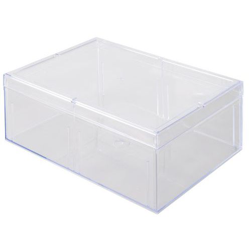 Pudełka plastikowe LAB, przezroczyste - Pudełko plastikowe LAB, przezroczyste, 36 x 24 x 11 cm