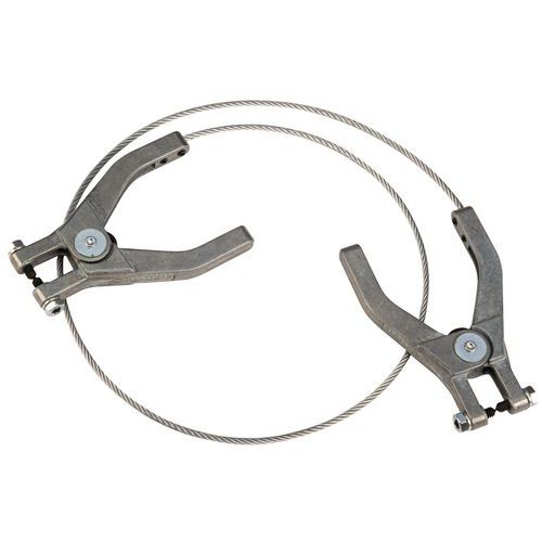 Kable uziemiające z zaciskami - Kabel uziemiający z zaciskami, 1 m