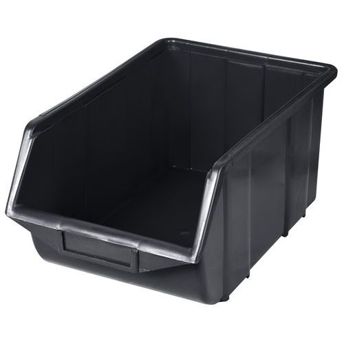 Plastikowe boksy Ecobox large 16,5 x 22 x 35 cm - Plastikowy boks Ecobox large 16,5 x 22 x 35 cm, czarny